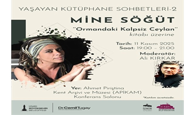 Mine Söğüt, Yaşayan Kütüphane Sohbetleri’ne konuk oluyor