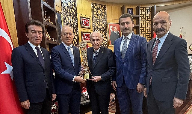 Türkiye Bisiklet Federasyonu’ndan MHP Genel Başkanı Devlet Bahçeli Ziyareti