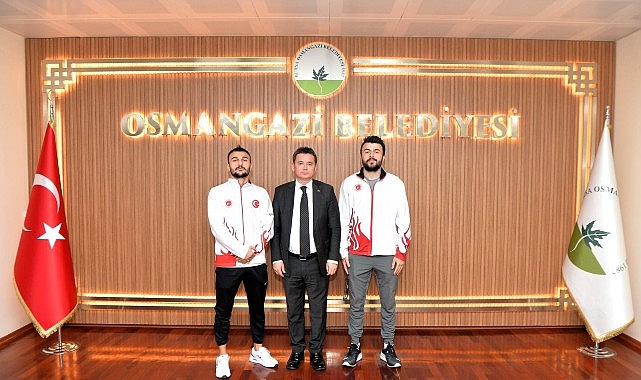 Başkan Aydın Tarihi Başarı Yakalayan Kardeşleri Ağırladı