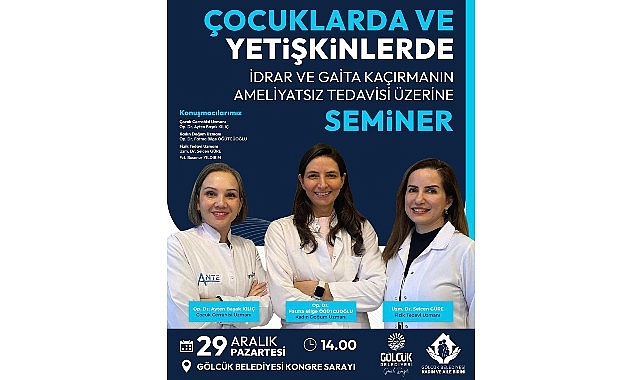 Gölcük’te İdrar ve Gaita Kaçırmaya Yönelik Tedavi Yöntemleri Anlatılacak