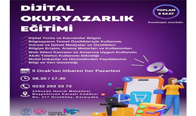Kadınlar için dijital okuryazarlık eğitimi başlıyor