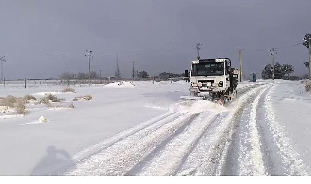 Osmangazi’nin Yüksek Kesimlerinde Kar Nöbeti