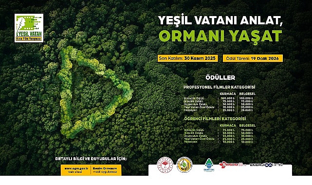 Yeşil Vatan Kısa Film Yarışması’nda finalistler belli oldu
