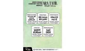 Ara tatil keyfi Gebze’de yaşanacak