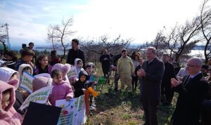 Ayvalık’ta Geleceğe Nefes: 150 Fıstık Çamı Toprakla Buluştu