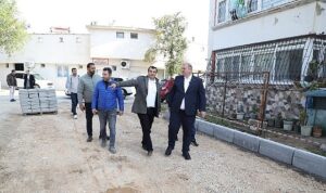 Başkan Çiçek Sahada; Çalışmalar Dolu Dizgin Sürüyor