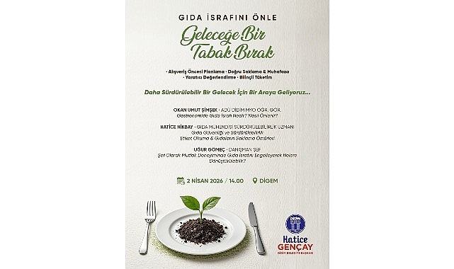 Didim Belediyesi’nden İsrafa Karşı Güçlü Mesaj: ‘Geleceğe Bir Tabak Bırak’