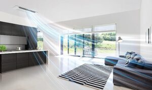 Samsung WindFree Tek Yön Kaset Klima ile Rüzgarsız Serinlik