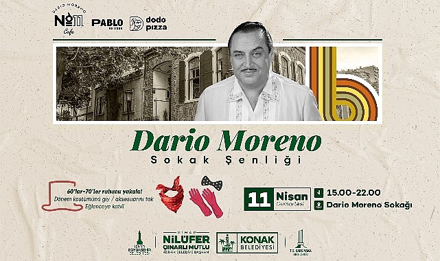 Konak’tan Dario Moreno anısına nostaljik şenlik