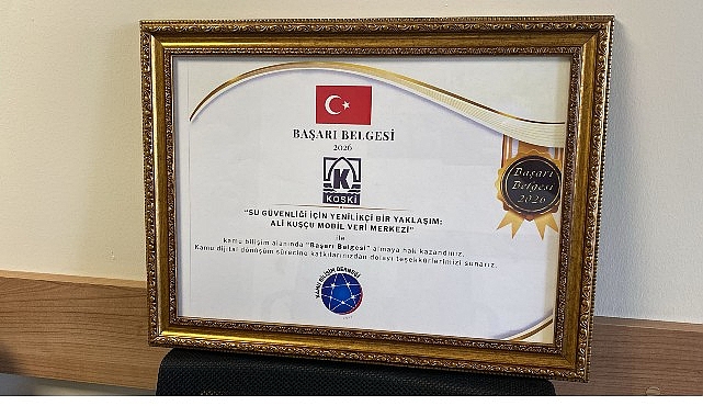 KOSKİ’ye “Dijital Birliktelik Zirvesi”nde Başarı Belgesi