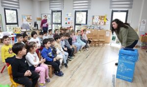 Nilüfer’de miniklere geri dönüşüm eğitimi