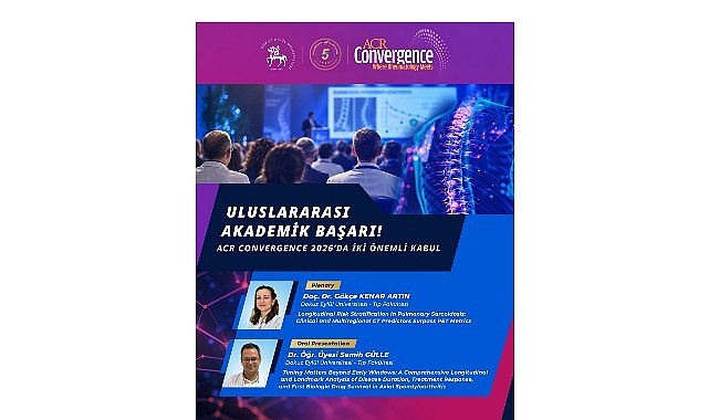 DEÜ’nün İki Bilimsel Çalışması ACR Convergence 2026’da